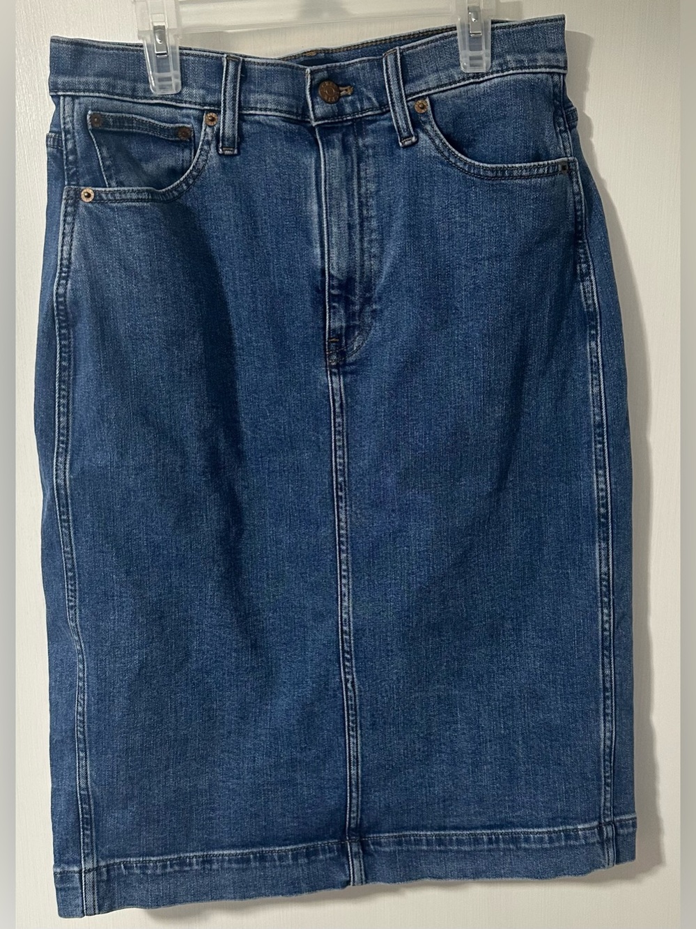J Crew Women’s Denim Midi Skirt